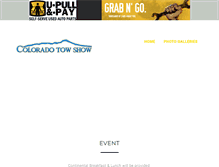 Tablet Screenshot of coloradotowshow.com